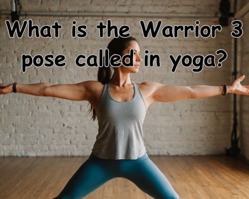 women doing warrior yoga pose in a studio