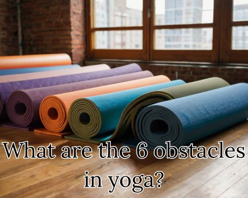 Yoga mat setup ready for class in studio.