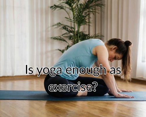yoga as part of her exercise